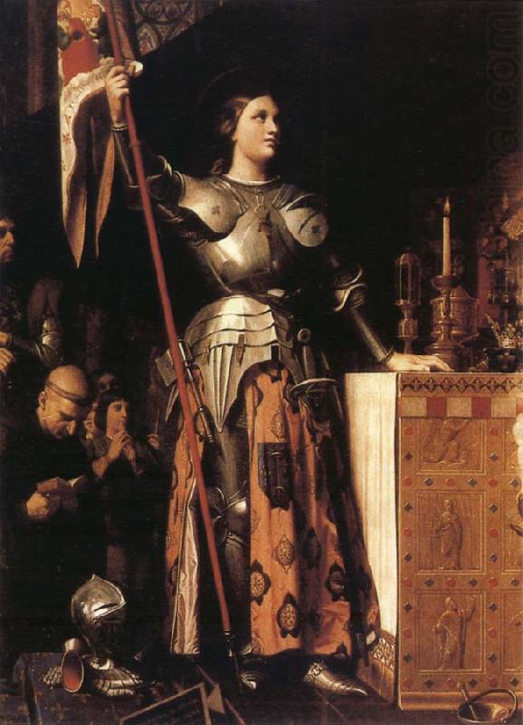 Jean-Auguste Dominique Ingres Joan of Arc at the Coronation of Charles VII in Reims china oil painting image